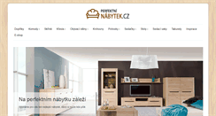 Desktop Screenshot of perfektni-nabytek.cz